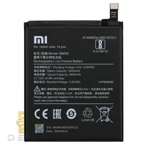 باتری اورجینال گوشی XIAOMI Redmi Note 14 Pro 5G